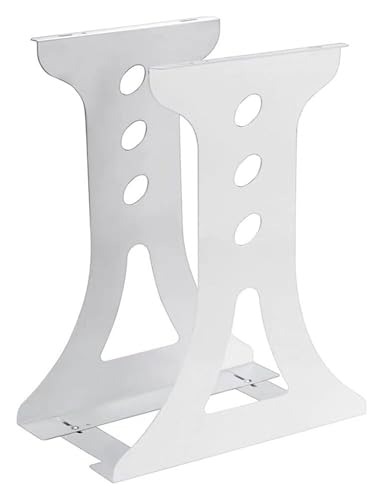 UZAMIRLEX CPU-Ständer für PC-Computergehäuse, Desktop Mainfr PC-Wandhalterung zur Untertischmontage, verstellbare Breite, PC-Tower-Halterung(White) von UZAMIRLEX