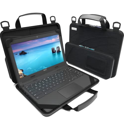 UZBL Laptoptasche für Chromebook, 27,9 - 29,5 cm (11 - 11,6 Zoll), mit Tasche und Schultergurt von UZBL