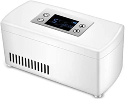 UZOURI Insulin Cool Box, Portable Electric Cool Box for Car Thermostat 2-8 Degrees with Insulin, for Interferon, Growth Hormone, Vaccine, Eye Drops, Summer Travel, Work, B-Singlebattery UZOURI Insulin Cool Box, Portable Electric Cool Box for Car Thermostat 2-8 Degrees with Insulin, for Interferon, Growth Hormone, Vaccine, Eye Drops, Summer Travel, Work, B-Singlebattery von UZOURI