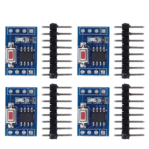 4 Sätze Mikrocontroller-Systemplatine MCU-Entwicklungsmodul STC15W204S Elektronische Komponente, Elektronisches Kit von Uadme