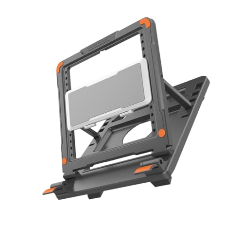 Uadme Laptop-Ständer mit Kühler, faltbarer Notebook-Riser, höhenverstellbar, Laptop-Kühlständer für Computer und Tablet, kompatibel mit Tastaturen, Schwarz Uadme Laptop-Ständer mit Kühler, faltbarer Notebook-Riser, höhenverstellbar, Laptop-Kühlständer für Computer und Tablet, kompatibel mit Tastaturen, Schwarz von Uadme