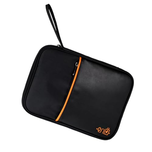 Uadme Tablet-Tragetasche, stoßfeste tragbare Handtasche mit Datenkabeltaschen, Aufbewahrung für Tablet, Powerbank und Kopfhörer, 30 x 22 x 5 cm, Schwarz Uadme Tablet-Tragetasche, stoßfeste tragbare Handtasche mit Datenkabeltaschen, Aufbewahrung für Tablet, Powerbank und Kopfhörer, 30 x 22 x 5 cm, Schwarz von Uadme