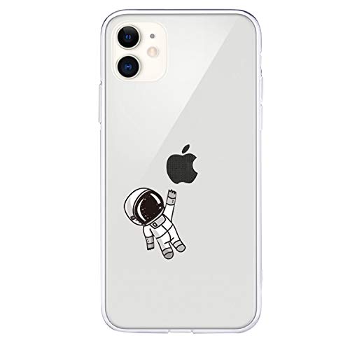 Ubeshine Hülle für iPhone 11 Handyhülle Transparent Ultra Dünn Stoßfest Kratzfest Flexibel Weiche Silikon Bumper Mode Chic Musterdesign Schutzhülle für iPhone 11 Slim Case Cover- Crystal Clear von Ubeshine