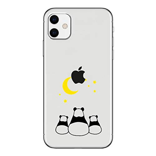 Ubeshine Hülle für iPhone 11 Handyhülle Transparent Ultra Dünn Stoßfest Kratzfest Flexibel Weiche Silikon Bumper Mode Chic Musterdesign Schutzhülle für iPhone 11 Slim Case Cover- Crystal Clear von Ubeshine