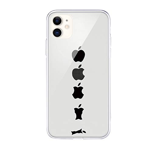 Ubeshine Hülle für iPhone 11 PRO MAX Handyhülle Transparent Ultra Dünn Stoßfest Weiche Silikon Bumper Mode Chic Musterdesign Schutzhülle für iPhone 11 PRO MAX Slim Case Cover- Crystal Clear von Ubeshine