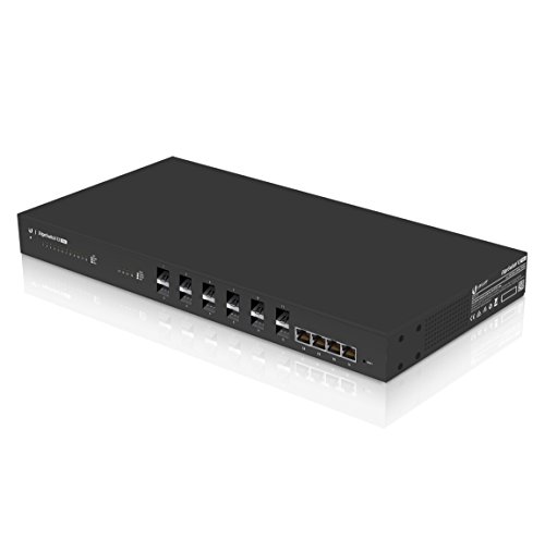 Ubiquiti ES-12F gemanaged L2/L3 Gigabit Ethernet (10/100/1000) Energie Über Ethernet (PoE) Unterstützung Schwarz Netzwerk Switch, ES-12F von Ubiquiti Networks