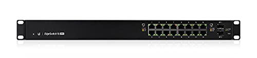 Ubiquiti ES-16-150W gemanaged L2/L3 Gigabit Ethernet (10/100/1000) Energie Über Ethernet (PoE) Unterstützung Schwarz Netzwerk-Switch, ES-16-150W von Ubiquiti Networks