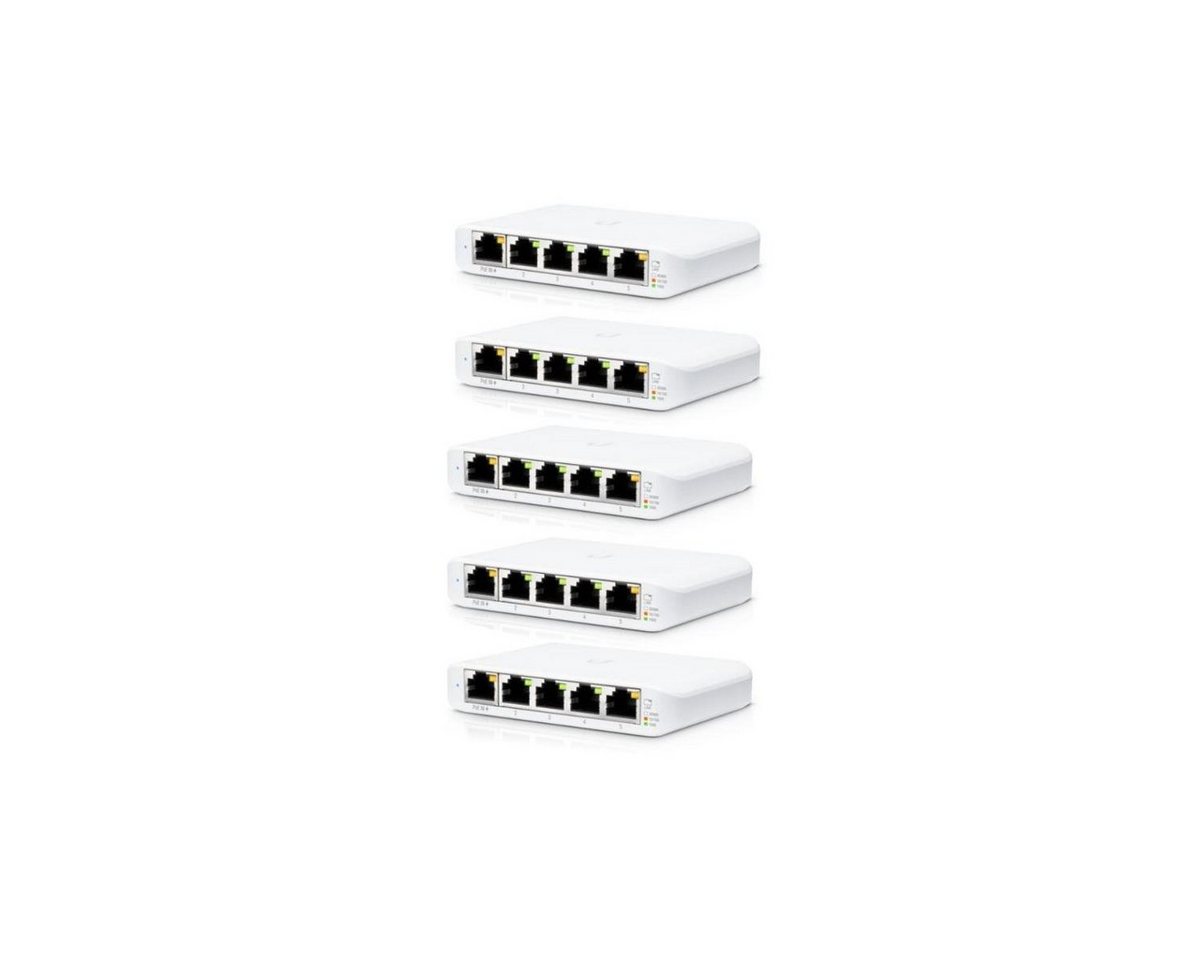 Ubiquiti Networks USW-FLEX-MINI-5 - 5er-Pack UniFi kompakter 5-Port... Netzwerk-Switch von Ubiquiti Networks