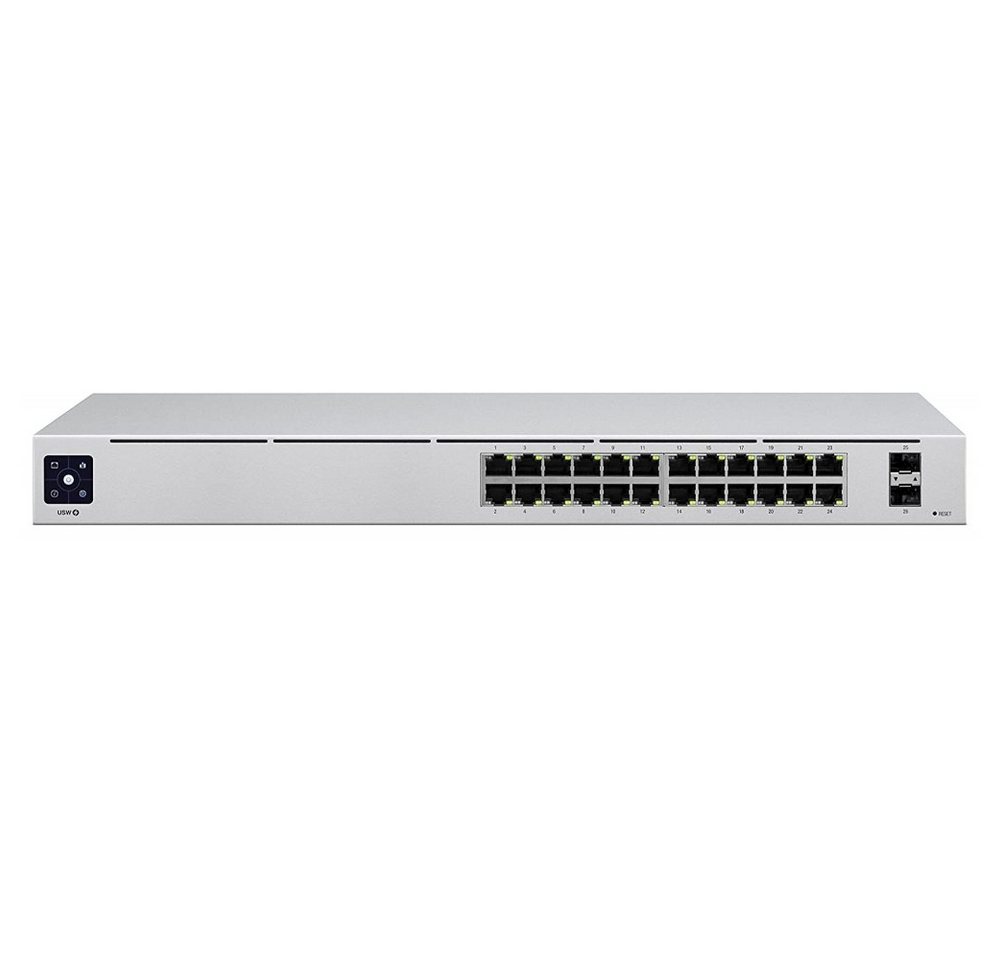 Ubiquiti Networks UniFi USW-24 Rackmount Gigabit Ethernet - Netzwerk Switch - silber Netzwerk-Switch Ubiquiti Networks UniFi USW-24 Rackmount Gigabit Ethernet - Netzwerk Switch - silber Netzwerk-Switch von Ubiquiti Networks