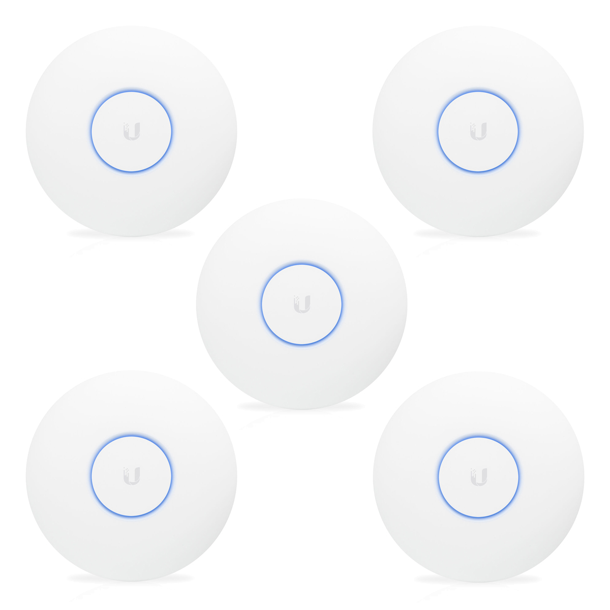 5er Pack Ubiquiti AC Pro WLAN Access Point AC1750 Dual-Band, 2x GbE LAN von Ubiquiti