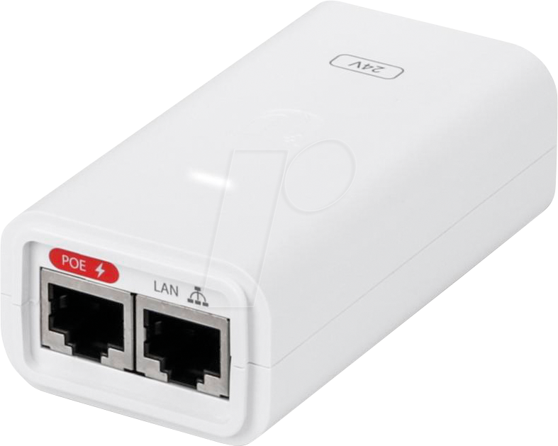 UBI POE-2424WGWH - Power over Ethernet (PoE) Adapter, 24 V, 24 W von Ubiquiti