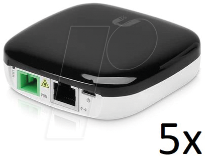 UBI UF-LOCO-5 - GPON Terminal, SC Simplex, Einzelport, 5 Stück von Ubiquiti