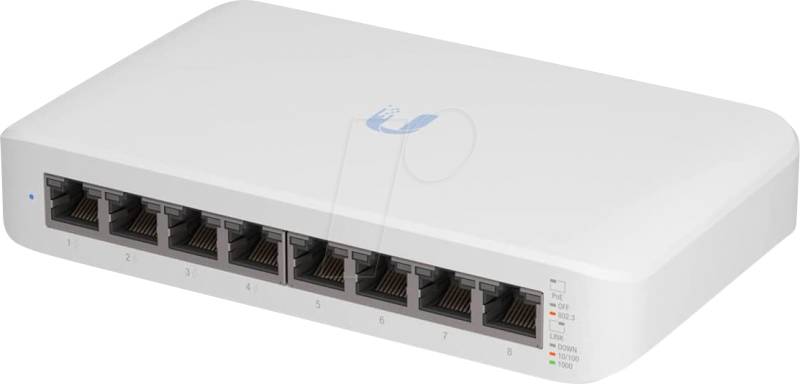UBI USW-LITE8POE - Switch, 8-Port, Gigabit Ethernet, PoE+ von Ubiquiti