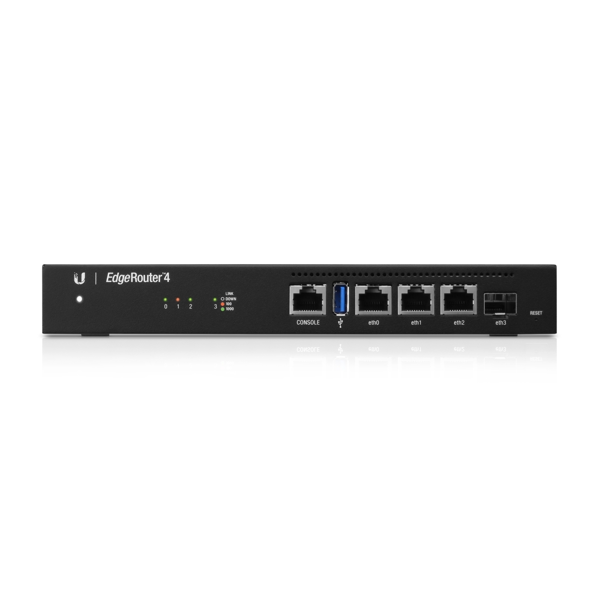 UBIQUITI EdgeRouter 4-Port Router (ER-4) [4x Gigabit-LAN, Konsolen-Port, Rack-Mount] von Ubiquiti