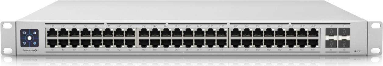 Ubiquiti Enterprise 48 PoE Managed L3 2.5G Ethernet (100/1000/2500) Power over Ethernet (PoE) Grau (USW-ENTERPRISE-48-POE-UK) von Ubiquiti