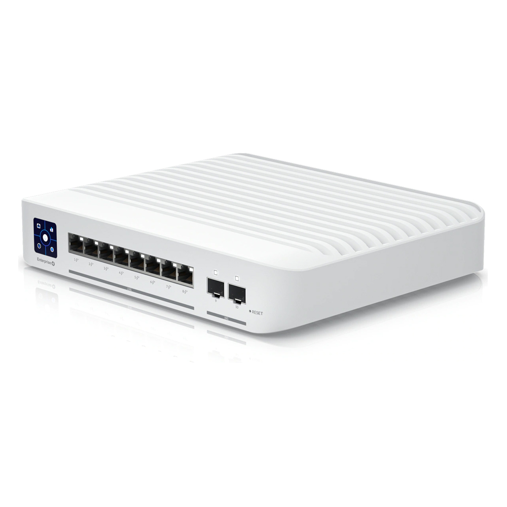 Ubiquiti Enterprise 8-Port PoE Managed Switch 8x 2.5 Gbit/s Ethernet (8x PoE+, max. 120W), 2x 10 Gbit/s SFP+ von Ubiquiti