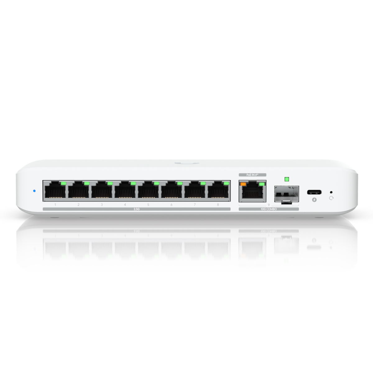 Ubiquiti Flex 2.5G Managed Switch 8x 2.5 Gigabit Ethernet, 1x 10G SFP+/RJ45 (PoE+) Kombi Port von Ubiquiti