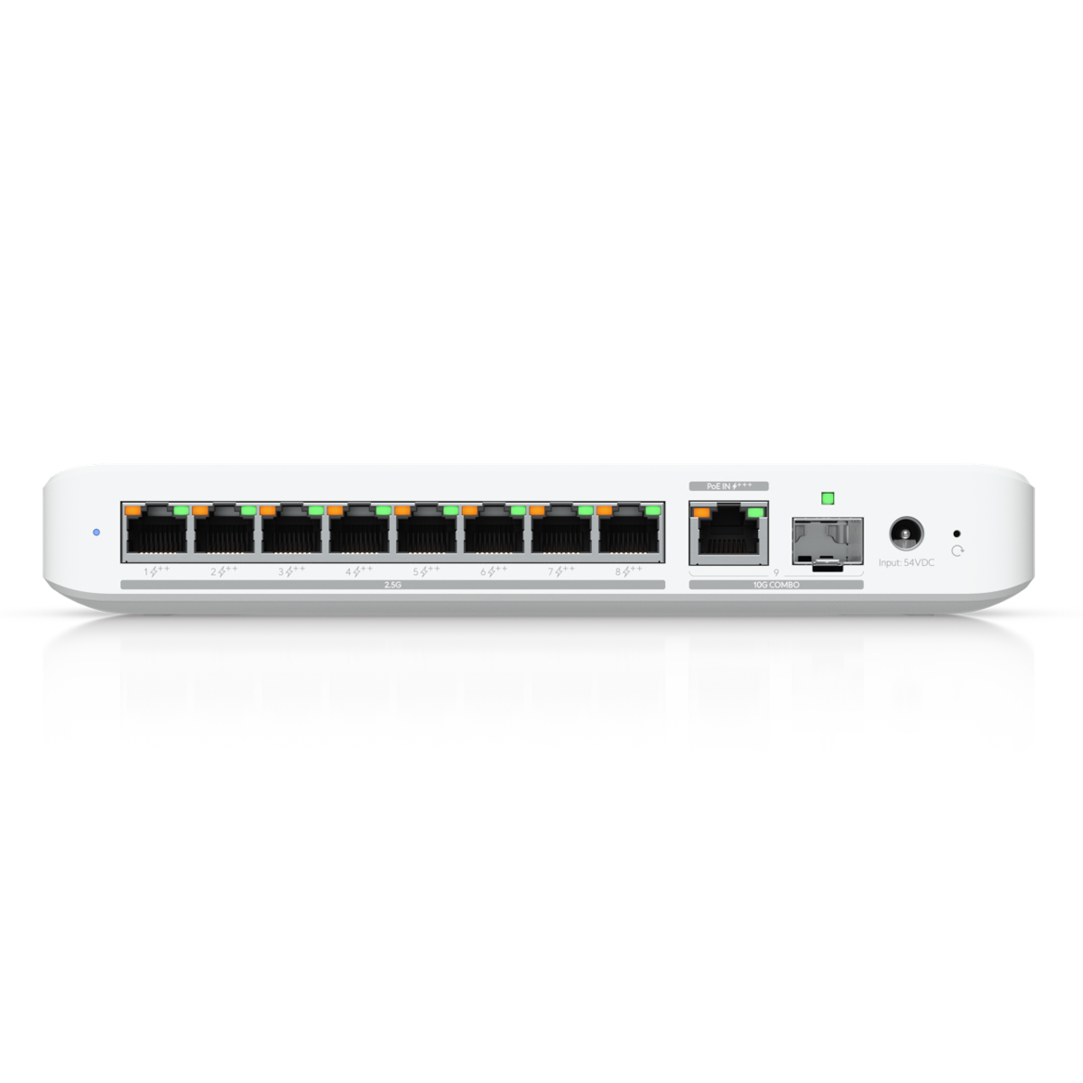 Ubiquiti Flex 2.5G PoE Managed Switch 8x 2.5 Gigabit Ethernet (PoE++), 1x 10G SFP+/RJ45 (PoE+++) Kombi Port von Ubiquiti
