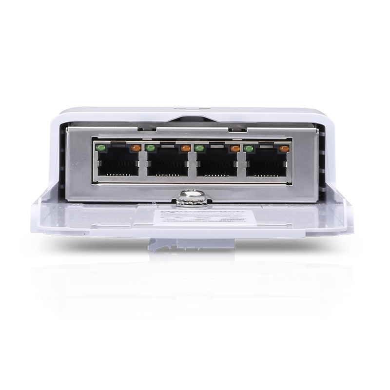 Ubiquiti NanoSwitch N-SW - Switch - 4 x 10/100/1000 (PoE) - Passive PoE (N-SW) von Ubiquiti