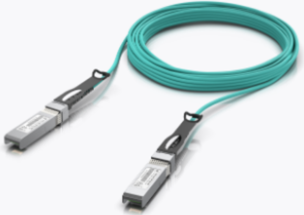 Ubiquiti Networks UACC-AOC-SFP10-20M Glasfaserkabel SFP+ Aqua-Farbe (UACC-AOC-SFP10-20M) von Ubiquiti