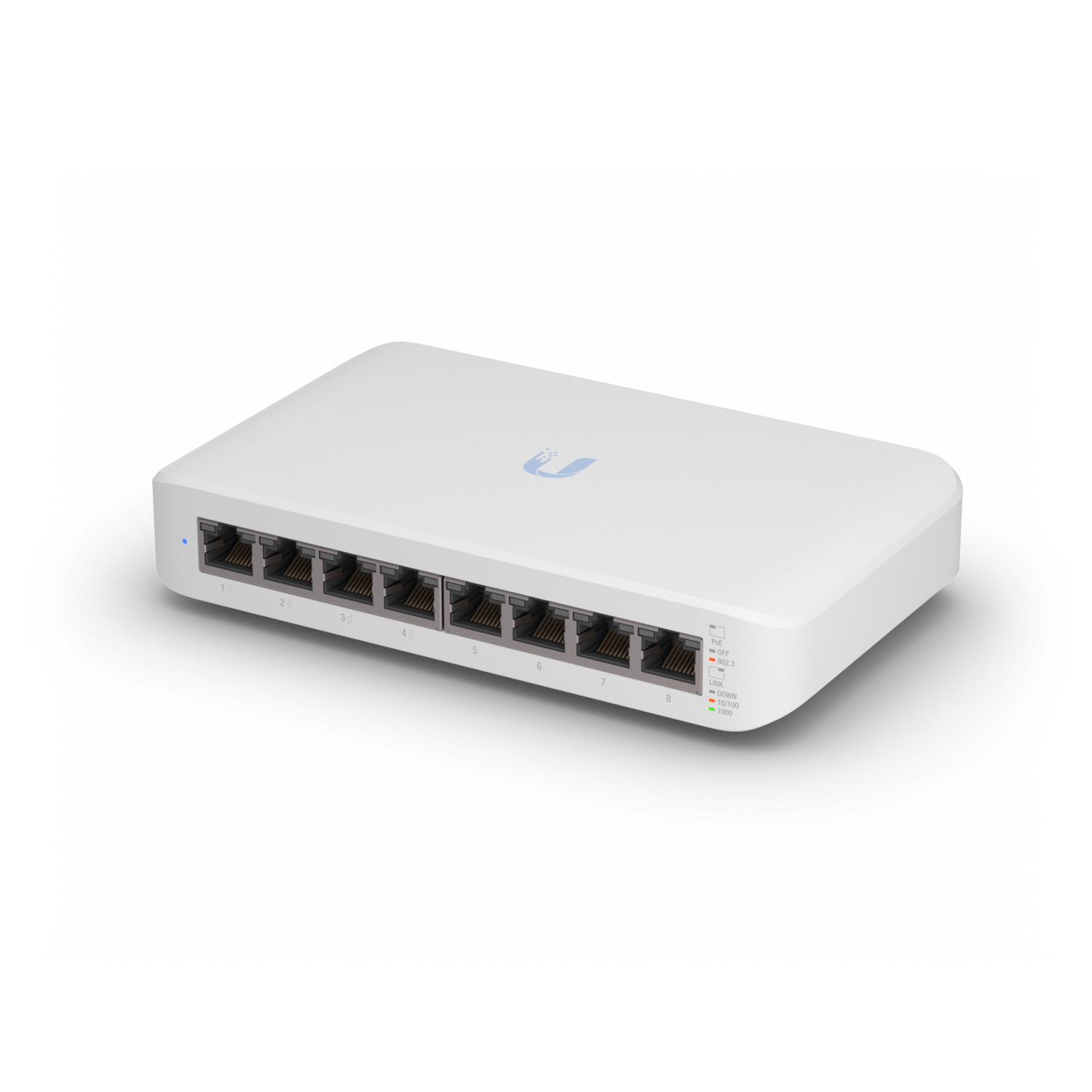 Ubiquiti Networks UniFi Switch Lite 8 PoE Managed L2 Gigabit Ethernet (10/100/1000) Weiß Power over Ethernet (PoE) (USW-LITE-8-POE-EU) von Ubiquiti