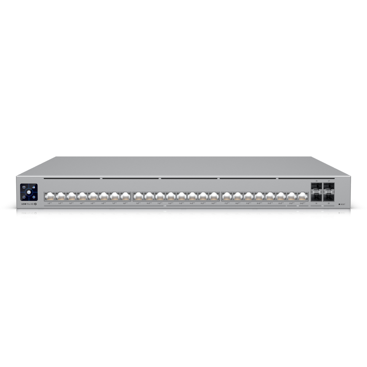 Ubiquiti Pro HD 24 PoE Managed Switch 4x 10G SFP+, 2x 10G Ethernet (PoE++), 22x 2.5G Ethernet (PoE++) von Ubiquiti