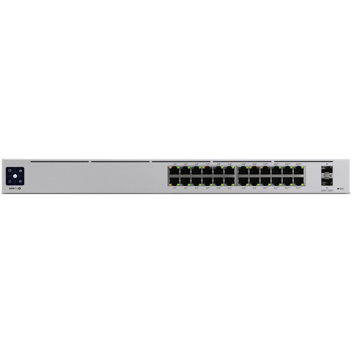 Ubiquiti Professional 24-Port PoE Managed Switch 24x Gigabit Ethernet (16x PoE+ und 8x PoE++, max. 400W), 2x 10 Gbit/s SFP+ von Ubiquiti