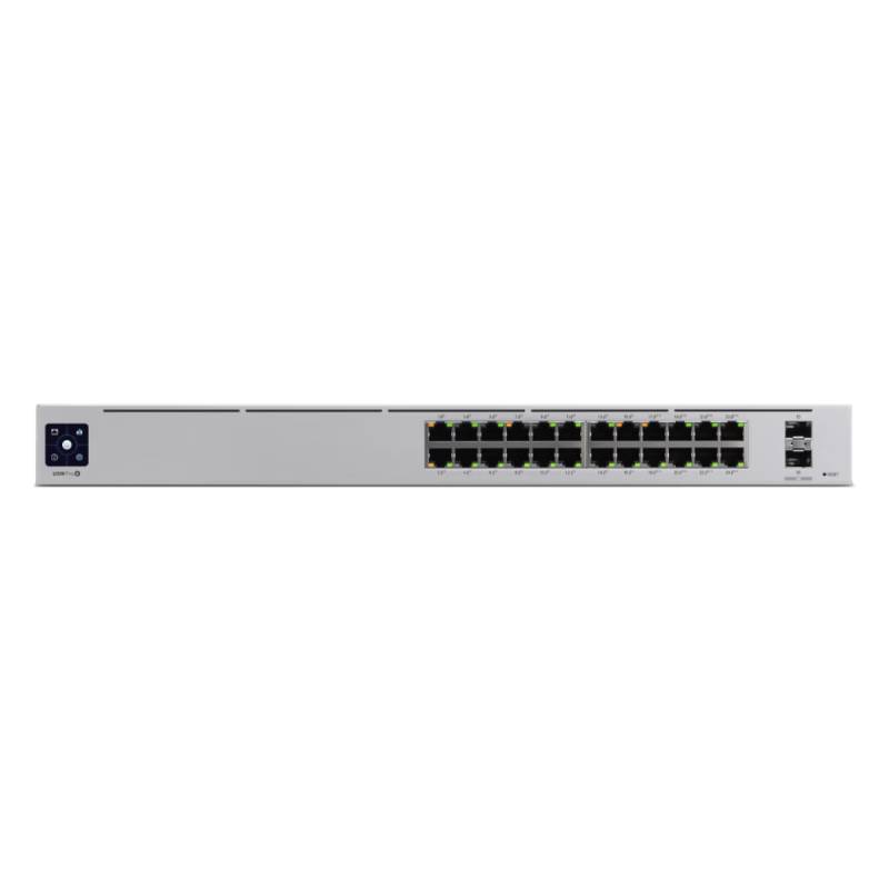 Ubiquiti Professional 24-Port PoE Managed Switch 24x Gigabit Ethernet (16x PoE+ und 8x PoE++, max. 400W), 2x 10 Gbit/s SFP+ von Ubiquiti