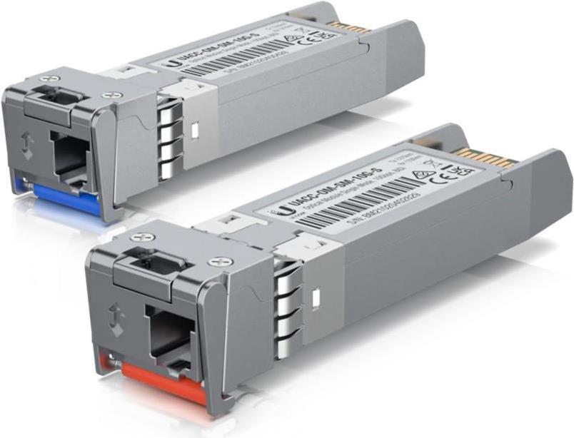 Ubiquiti - SFP (Mini-GBIC)-Transceiver-Modul - 10GbE - 10GBASE-BiDi - LC Single-Modus - 1270 nm / 1330 nm (Packung mit 2) (UACC-OM-SM-10G-S-2) von Ubiquiti