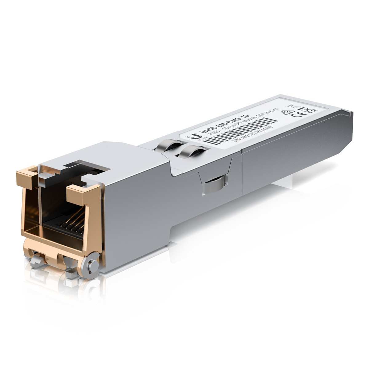 Ubiquiti UACC-CM-RJ45-1G Transceiver-Modul SFP, 1000Base-T, 1 Gbit/s, RJ45, bis zu 100 m von Ubiquiti