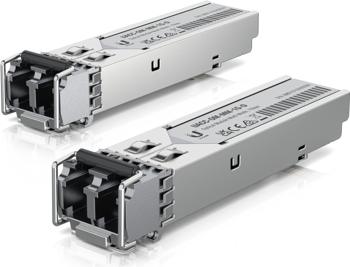 Ubiquiti UACC-OM-MM-1G-D - SFP (Mini-GBIC)-Transceiver-Modul - GigE - LC Single-Modus - 850 nm (Packung mit 20) (UACC-OM-MM-1G-D-20) von Ubiquiti