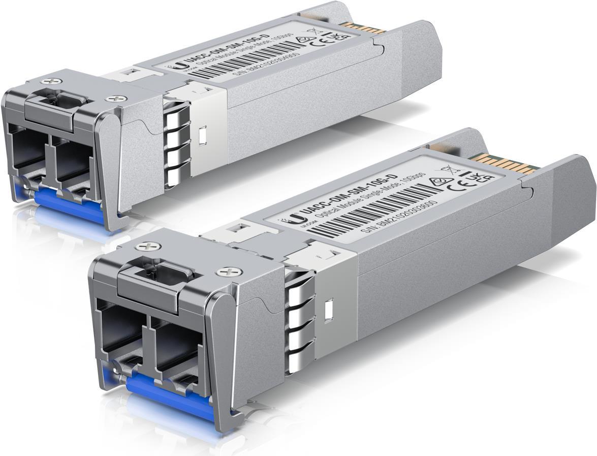 Ubiquiti UACC-OM-SM-10G-D-20 - SFP+-Transceiver-Modul - 10 GigE - LC Single-Modus - 1310 nm (Packung mit 20) (UACC-OM-SM-10G-D-20) von Ubiquiti