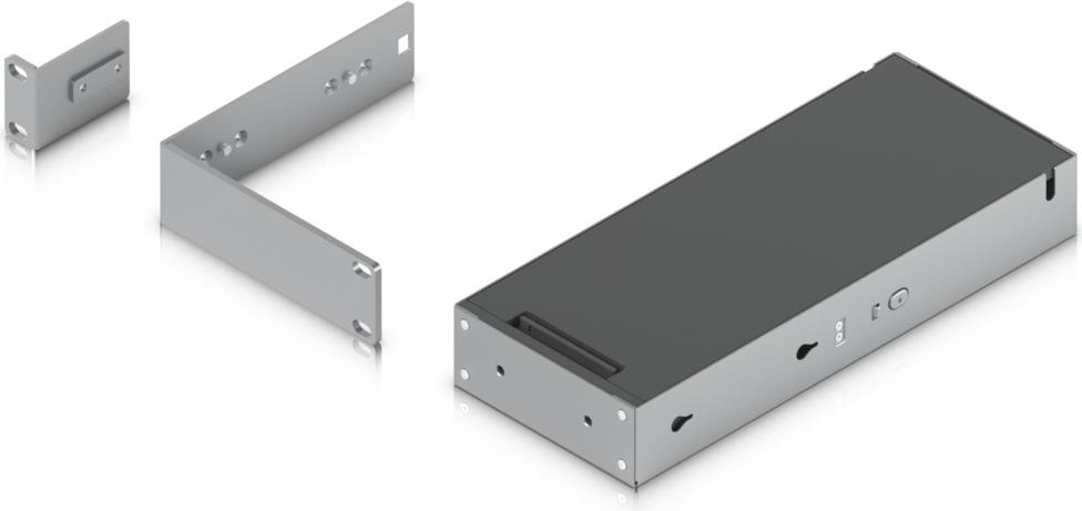 Ubiquiti UACC-Pro-Max-16-RM - Montageset - Schwarz - Silber - Polycarbonat (PC) - Stahl - USW-Pro-Max-16 - USW-Pro-Max-16-PoE (180W) - 115,1 mm - 280,9 mm (UACC-PRO-MAX-16-RM) von Ubiquiti
