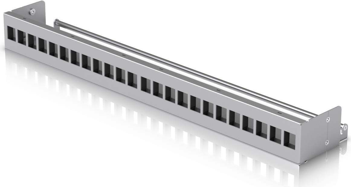 Ubiquiti - Leeres Keystone-Patchpanel - Rack montierbar - 1U - 24 Ports (UACC-RACK-PANEL-PATCH-BLANK-24) von Ubiquiti