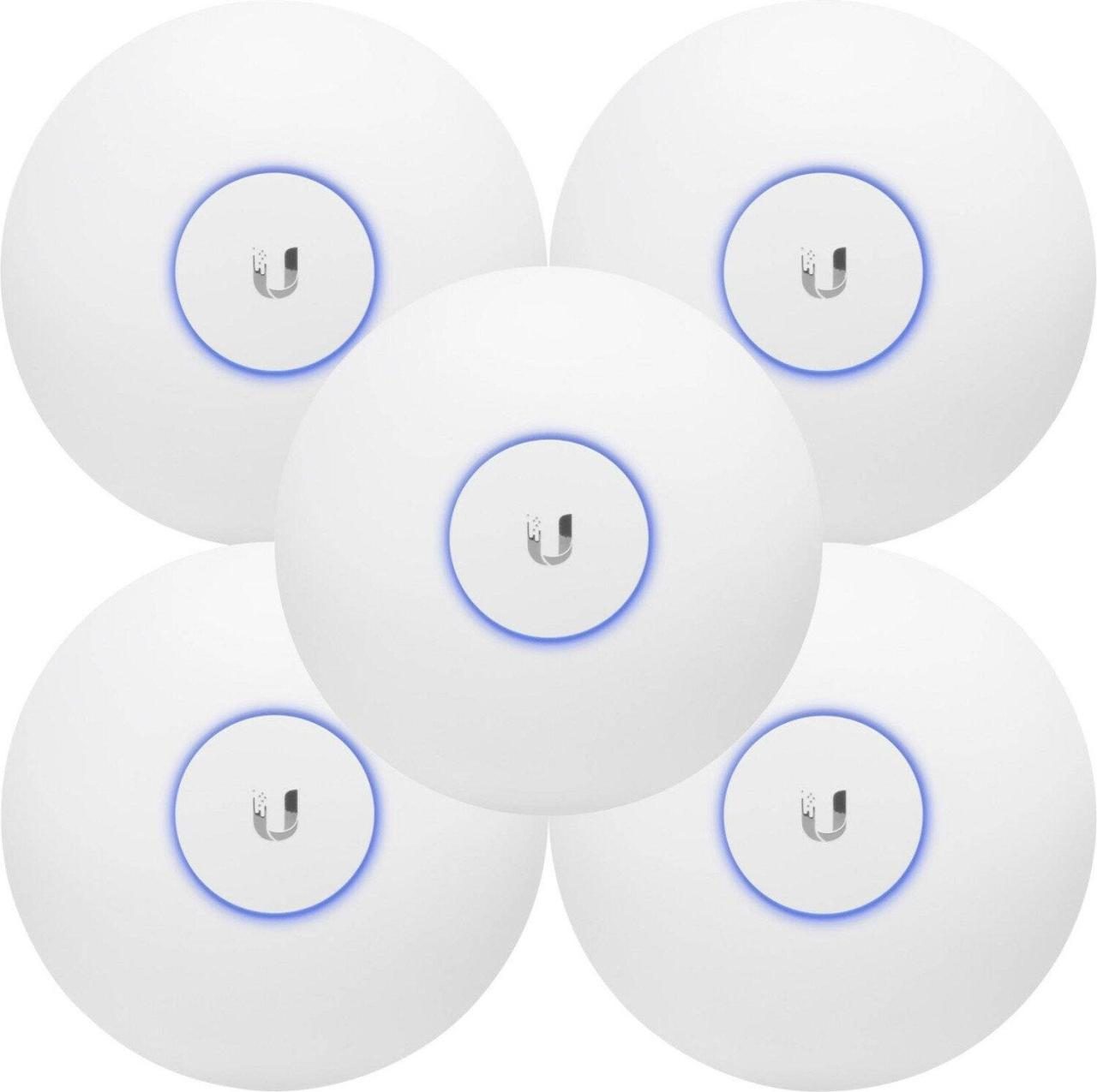 Ubiquiti UAP-AC-LR-5 UniFi AP AC LR 5er Pack WLAN-AC-Access-Point ohne PoE In... von Ubiquiti