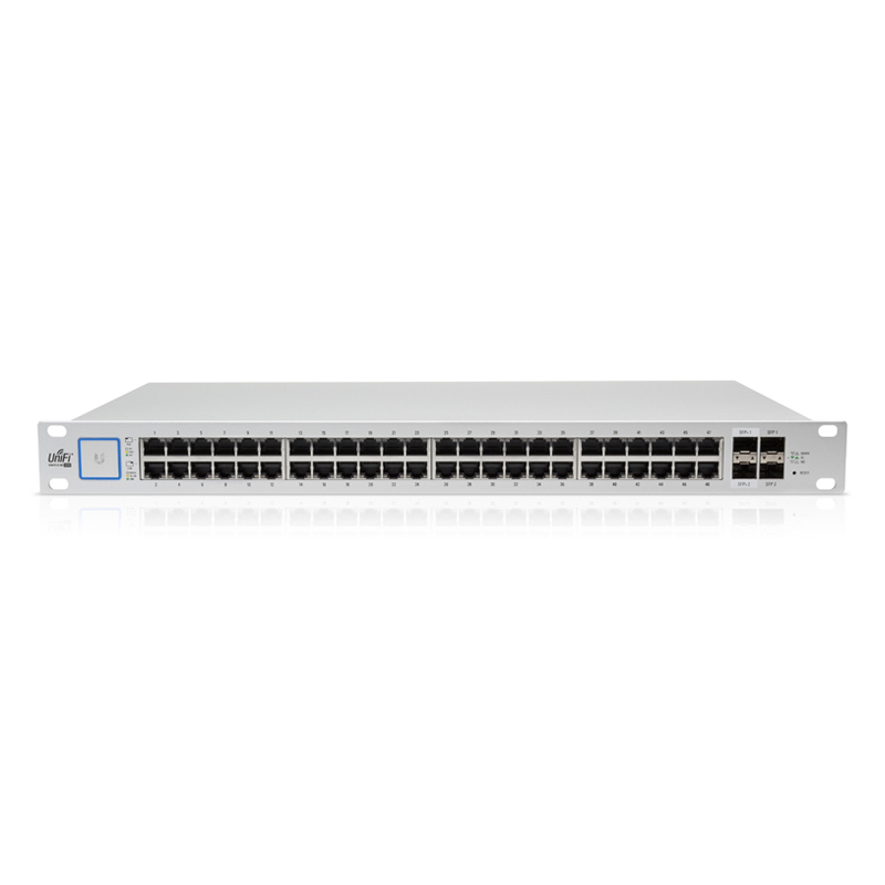 Ubiquiti US-48-500W Managed Switch 48x Gigabit Ethernet PoE+, 500W, 2x SFP, 2x 10 Gbit/s SFP+ von Ubiquiti