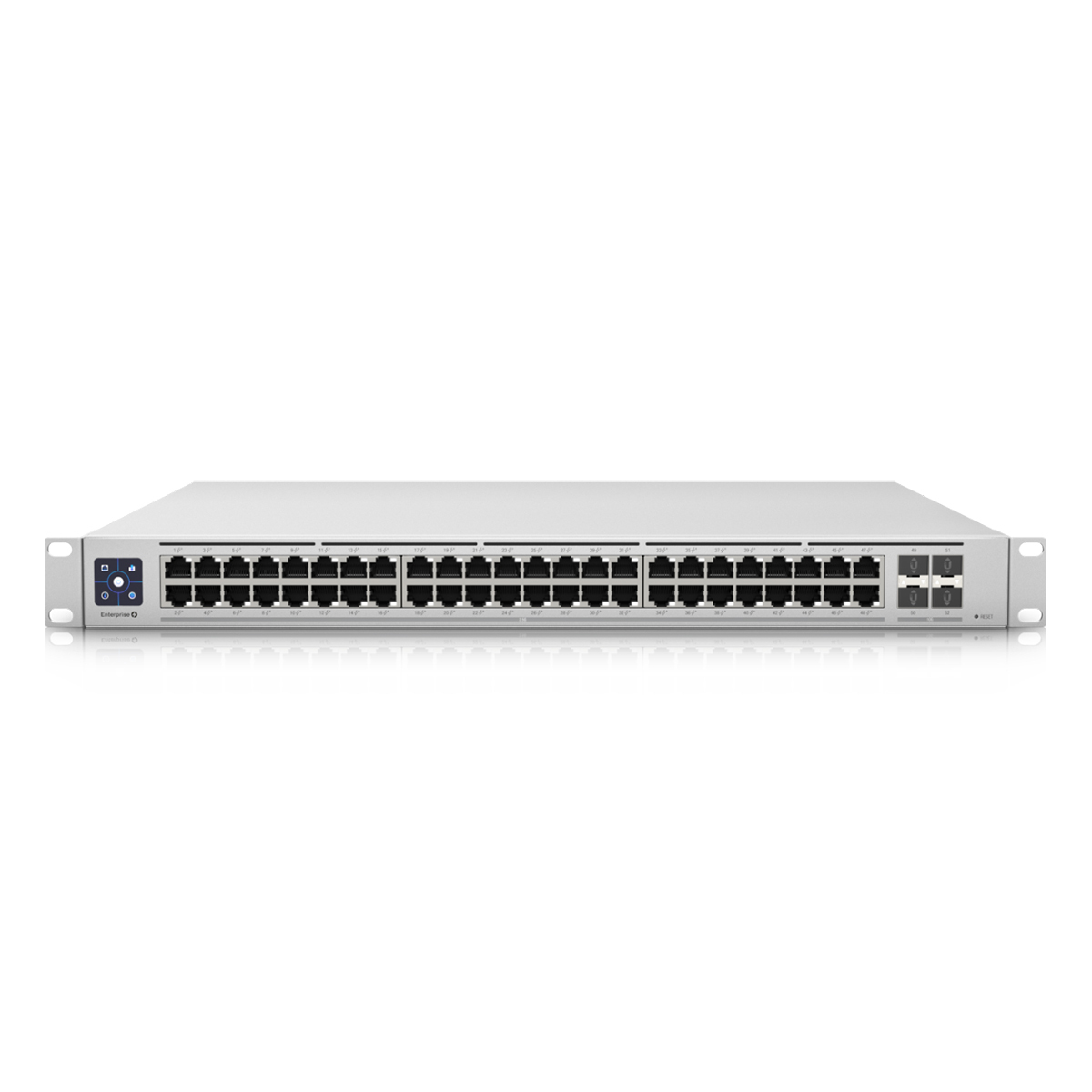 Ubiquiti USW-Enterprise-48-PoE Managed Switch [48x 2.5 Gbit/s Ethernet PoE+, 720W, 4x 10 Gbit/s SFP+] von Ubiquiti
