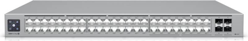 Ubiquiti USW-PRO-MAX-48-POE Netzwerk-Switch L3 2.5G Ethernet (100/1000/2500) Power over Ethernet (PoE) Grau (USW-PRO-MAX-48-POE) von Ubiquiti