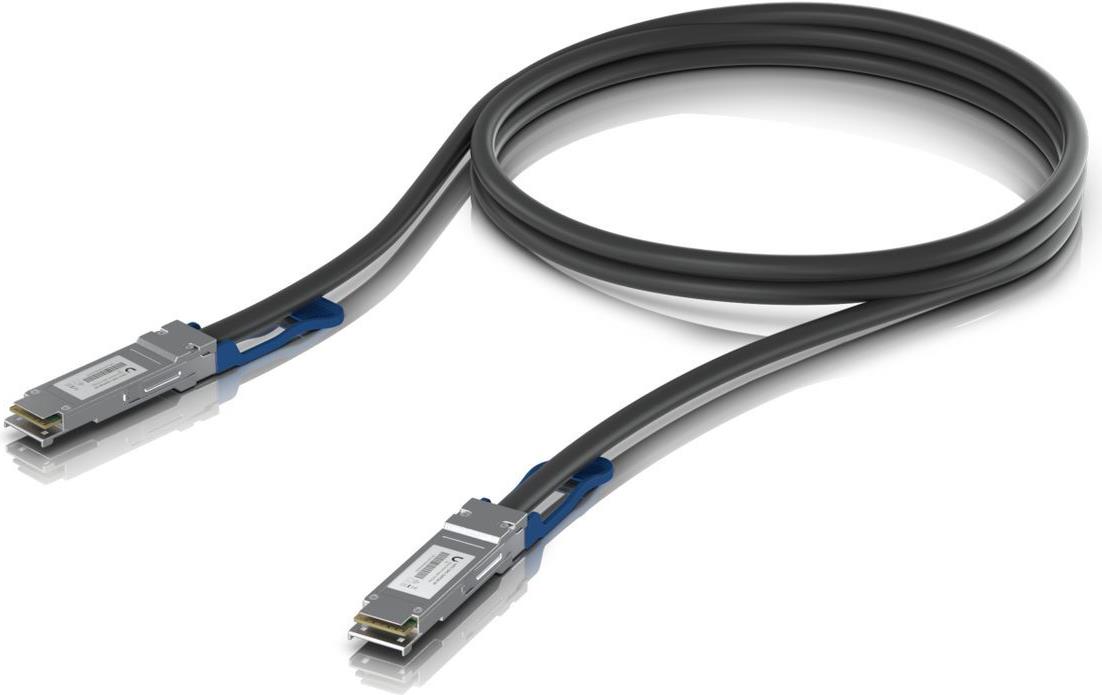 Ubiquiti UniFi Direct Attach Copper Cable DAC 100Gbps 1m QSFP28 - Kupferdraht (UACC-DAC-QSFP28-1M) von Ubiquiti