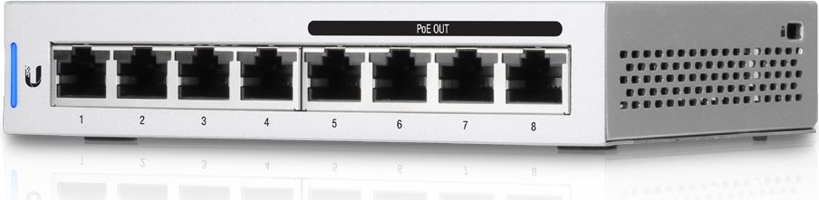 Ubiquiti UniFi Switch US-8-60W - Switch - verwaltet - 4 x 10/100/1000 + 4 x 10/100/1000 (PoE) - Desktop - PoE (Packung mit 5) (US-8-60W-5) von Ubiquiti