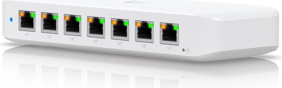 Ubiquiti UniFi USW-Ultra PoE 8-Port Gigabit Layer2 Switch, PoE-in, 60W Netzteil Switching (USW-ULTRA-60W) von Ubiquiti