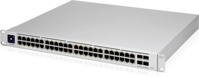 Ubiquiti UniFiSwitch Pro 48 Rackmount Gigabit Managed Switch, 48x RJ-45, 4x SFP+, PoE++, Gen2 (USW-Pro-48-POE) von Ubiquiti