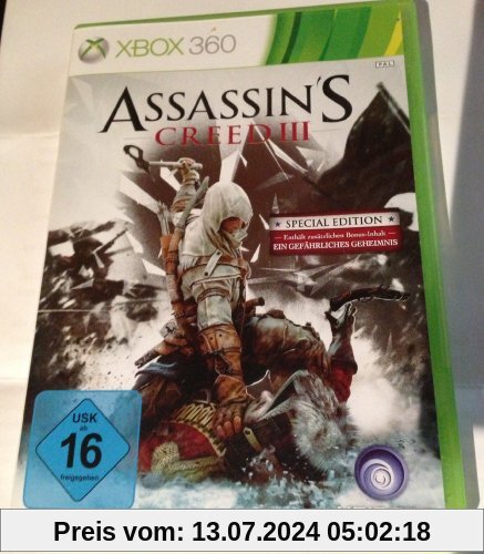 Assasin's Creed 3 (Special Edition) Deutsch XBOX 360 (PAL) von Ubisoft