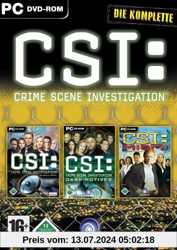 Die komplette CSI (Triple Pack) (DVD-ROM) von Ubisoft