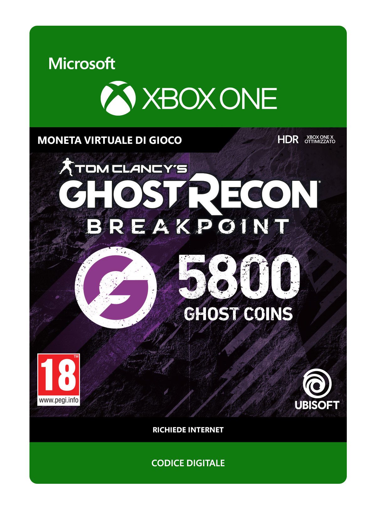 Ghost Recon Breakpoint : 4800 (+1000 bonus) Ghost Coins von Ubisoft