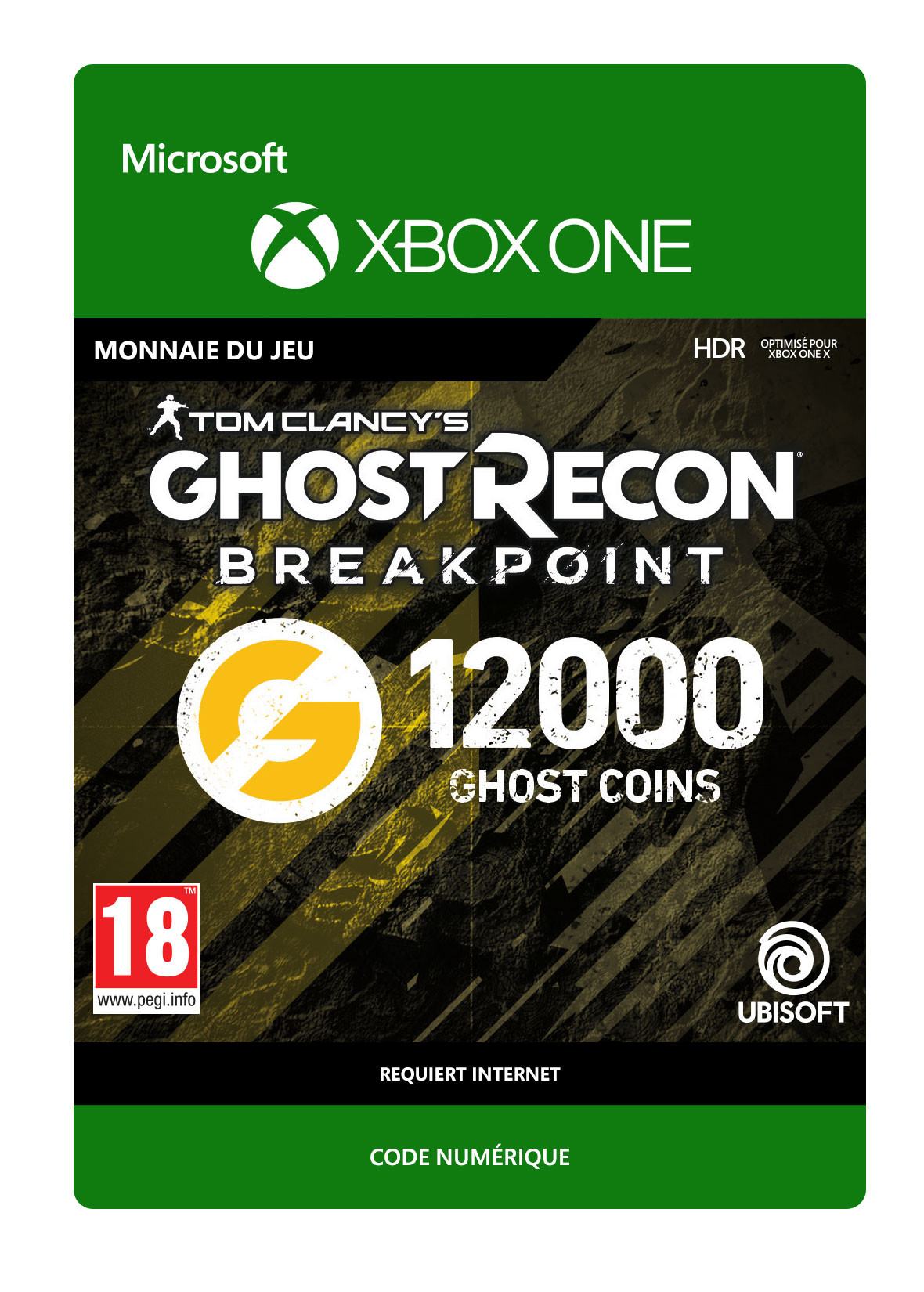 Ghost Recon Breakpoint : 9600 (+2400 bonus) Ghost Coins von Ubisoft