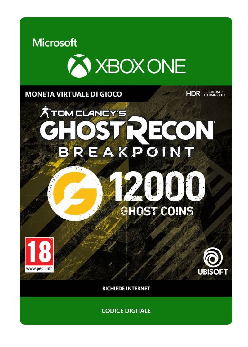 Ghost Recon Breakpoint : 9600 (+2400 bonus) Ghost Coins von Ubisoft
