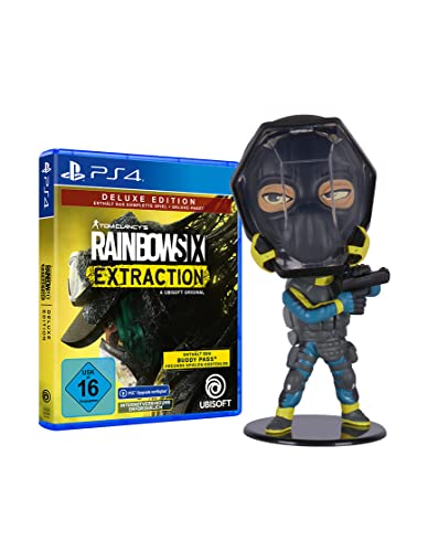 Rainbow Six Extraction - Deluxe Edition (kostenloses Upgrade auf PS5) - [PlayStation 4] + Ubisoft Six Collection - Lion Figur (Rainbow Six Extraction) von Ubisoft