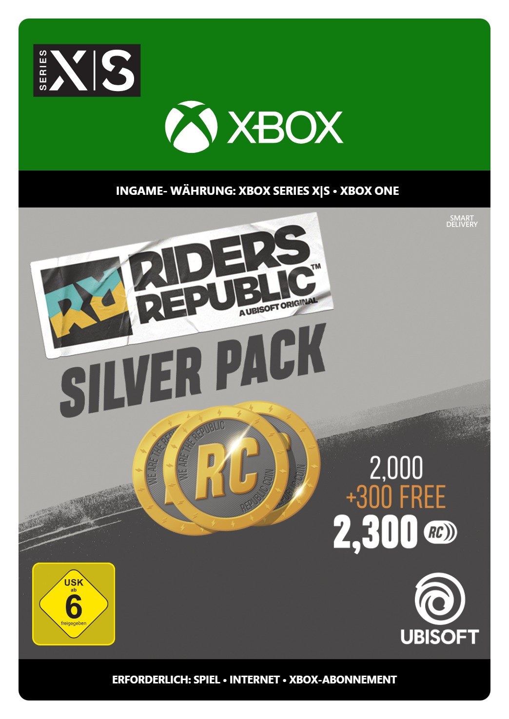 Riders Republic™ Coins – Silberpaket – 2300 Credits von Ubisoft