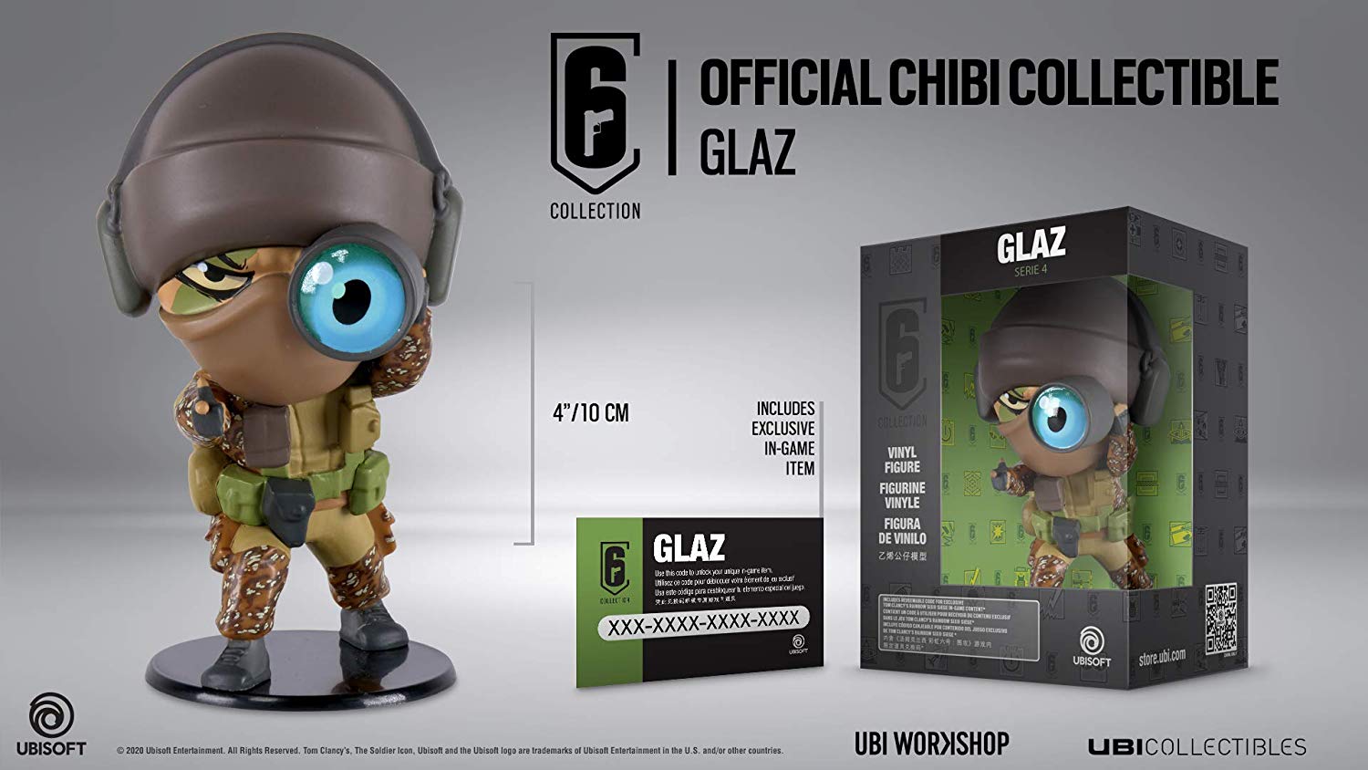 Six Collection 4 - Glaz 10 cm Vinyl Figure von Ubisoft